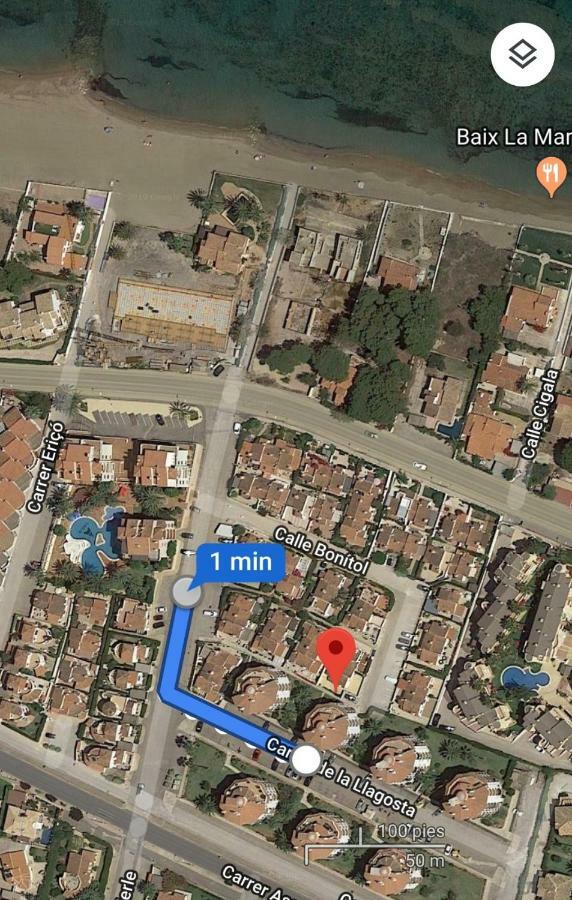 Estudio Con Piscina, Playa Y Wifi Denia Exterior foto